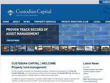 Tablet Screenshot of custodiancapital.com